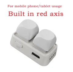 Bluetooth Dual-Button E-Book Page Turner Remote for Android & iOS Devices