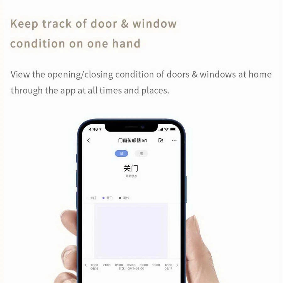 New Aqara Door Window Sensor E1 ZigBee 3.0 MCCGQ14LM APP Remote Control For Smart Home Work With Xiaomi Mijia Apple HomeKit APP