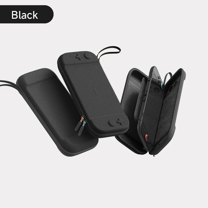 Hagibis Hard Shell Carrying Case for Switch 2 and Game Cartridges.