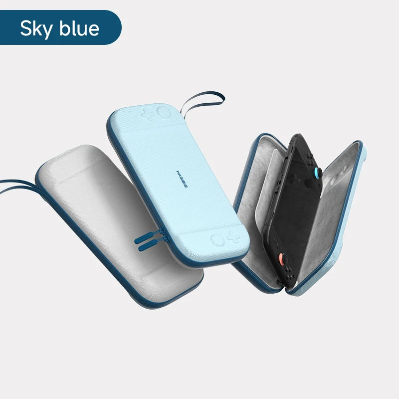 Hagibis Hard Shell Carrying Case for Switch 2 and Game Cartridges.