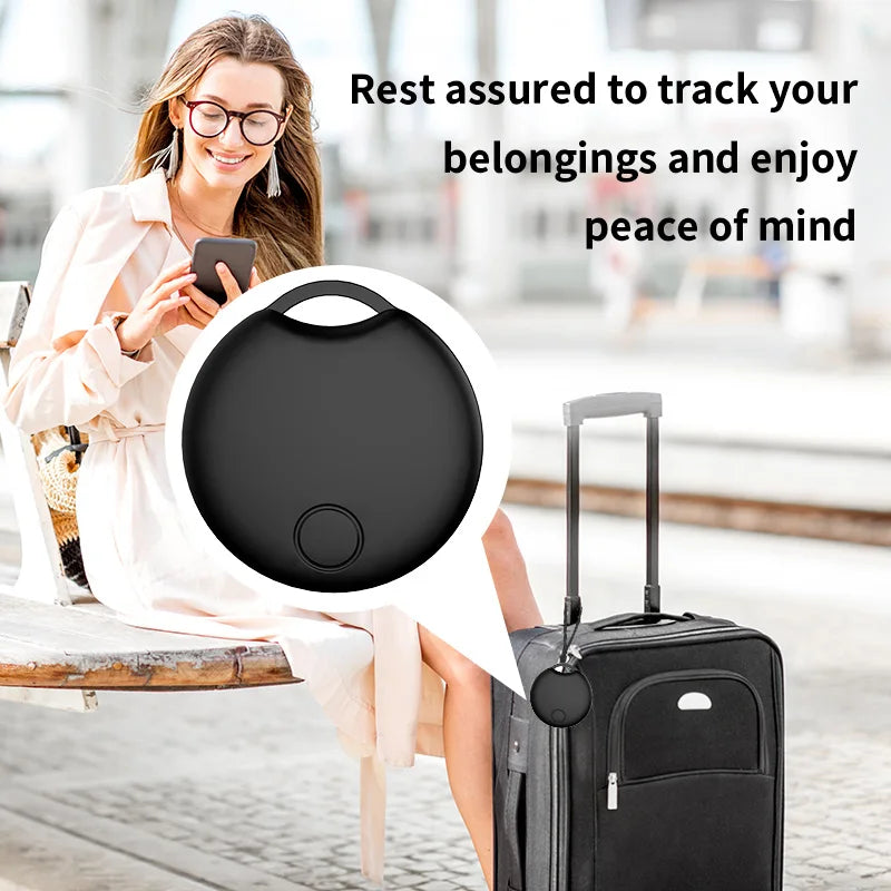 Vivilife Location Tracker Smart Tag for Apple Find My iOS Key Luggage Item Beyond Bluetooth Range Tracking Finder Voice Locate