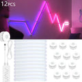 WIFI LED Smart Wall Lamp RGBIC Light Bar DIY Atmosphere Night Light APP Music Rhythm TV Backlight Bedroom Game Room Decoration