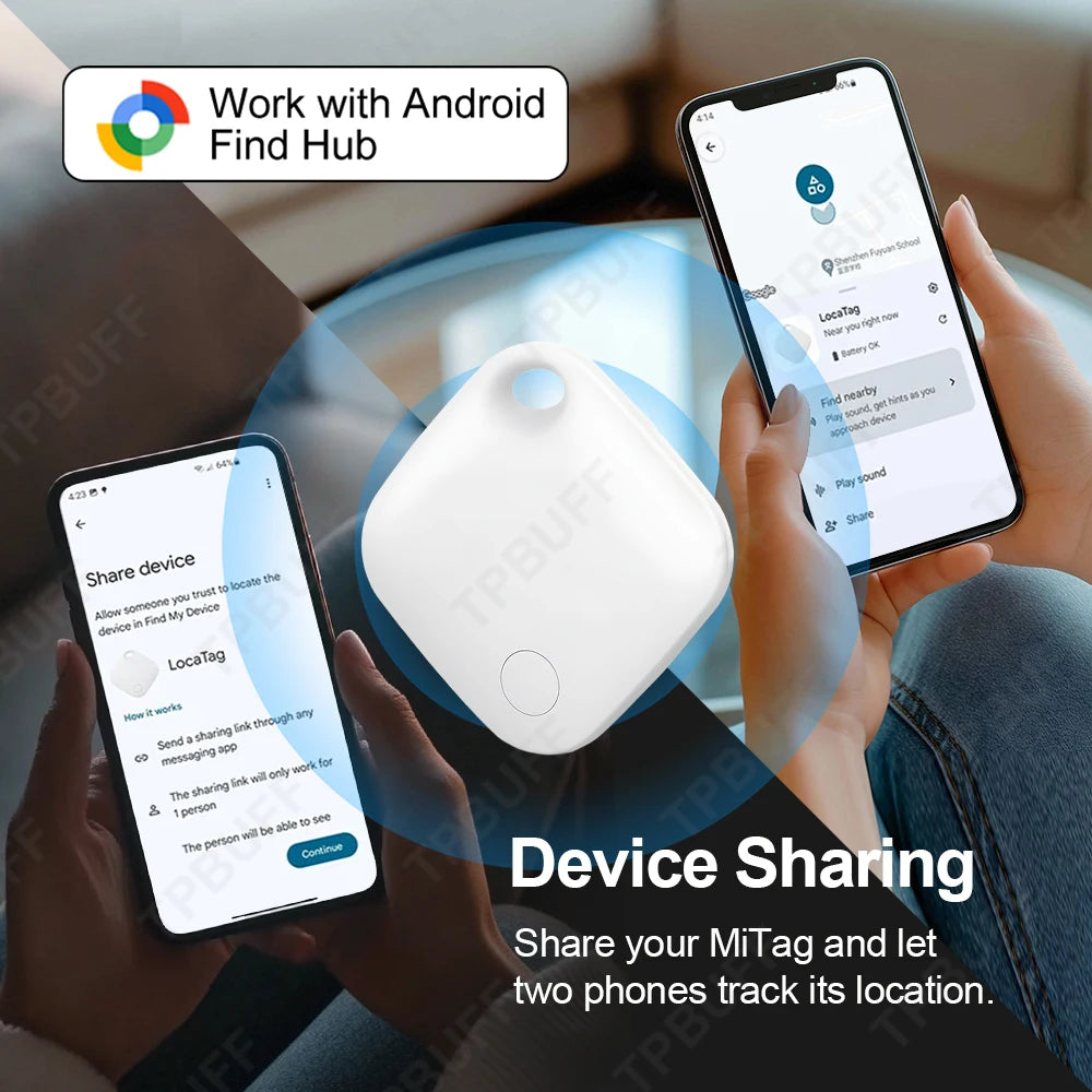 Google Official Brand 1/ 4PCS GPS Tracker Android Positioning Device Fashion Vehicle locator Pet Tracker via Google's Find Hub