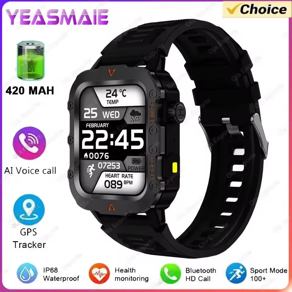 2026 Rugged Military Smartwatch: Ultimate Durability for Extreme Outdoor Adventures.