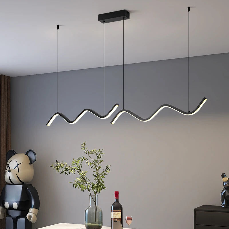 Pendant Light Nordic LED Long Ceiling Lamp Dining Chandelier Home Appliances for Kitchen Pendant lamp Home Decoration Lighting