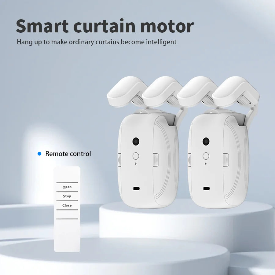 Smart For Home Curtain Opener Electronic Rome Track Curtain Motor Robot Remote Button Control Automatic Curtain Opener