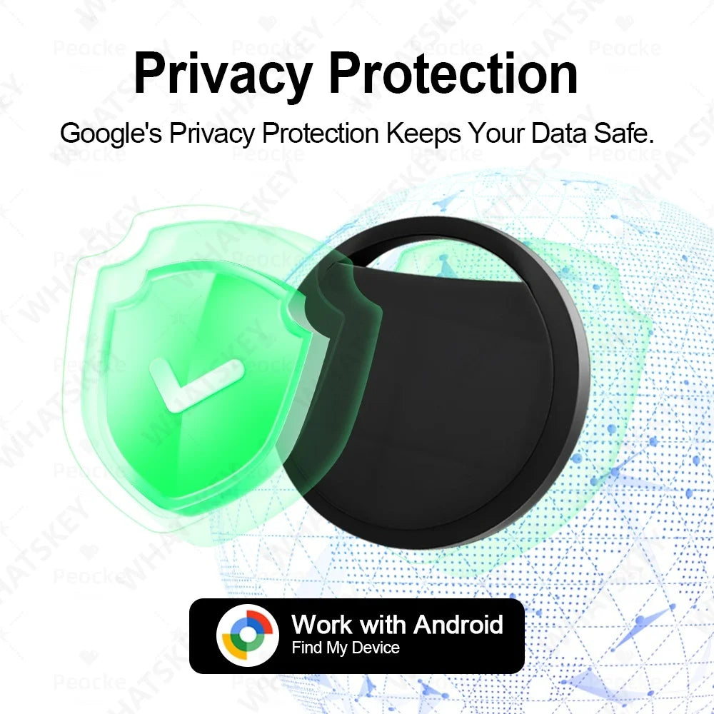 Bluetooth Android GPS Tracker – Smart Anti-Lost Tag for Keys, Bike & Pets (4-Pack)