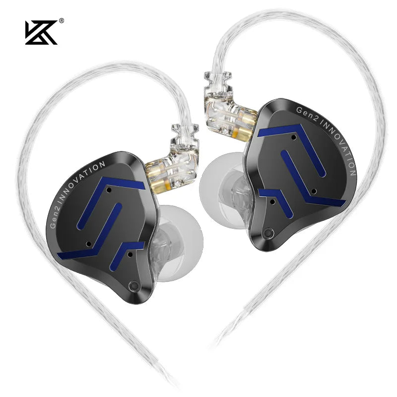 KZ ZSN Pro 2: Dual-Driver Hybrid Metal IEMs.