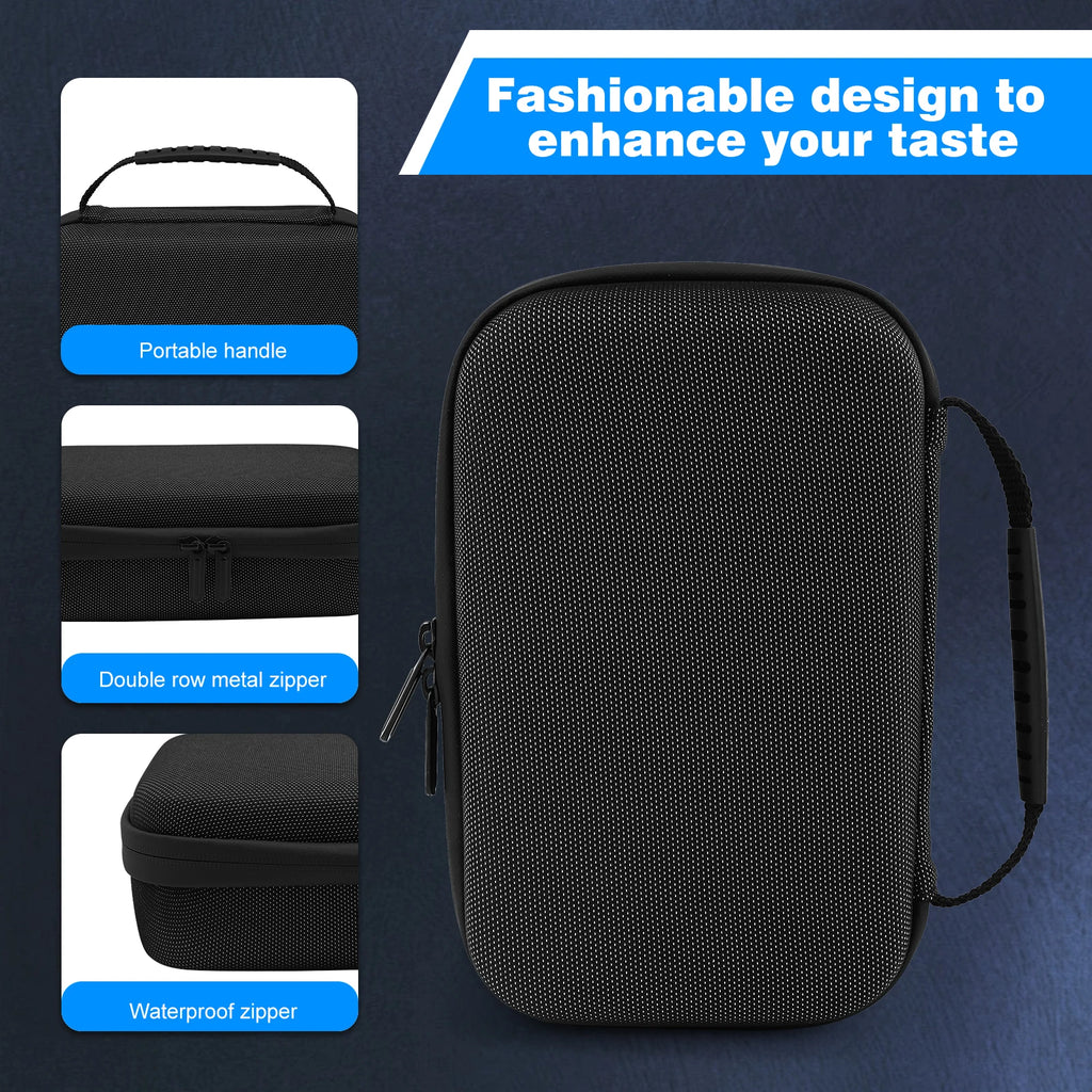 Hard Carrying Storage Bag for Apple 2024 Mac Mini M4 Cover Shell Travel Portable Soft Inner Waterproof zipper Shockproof Box
