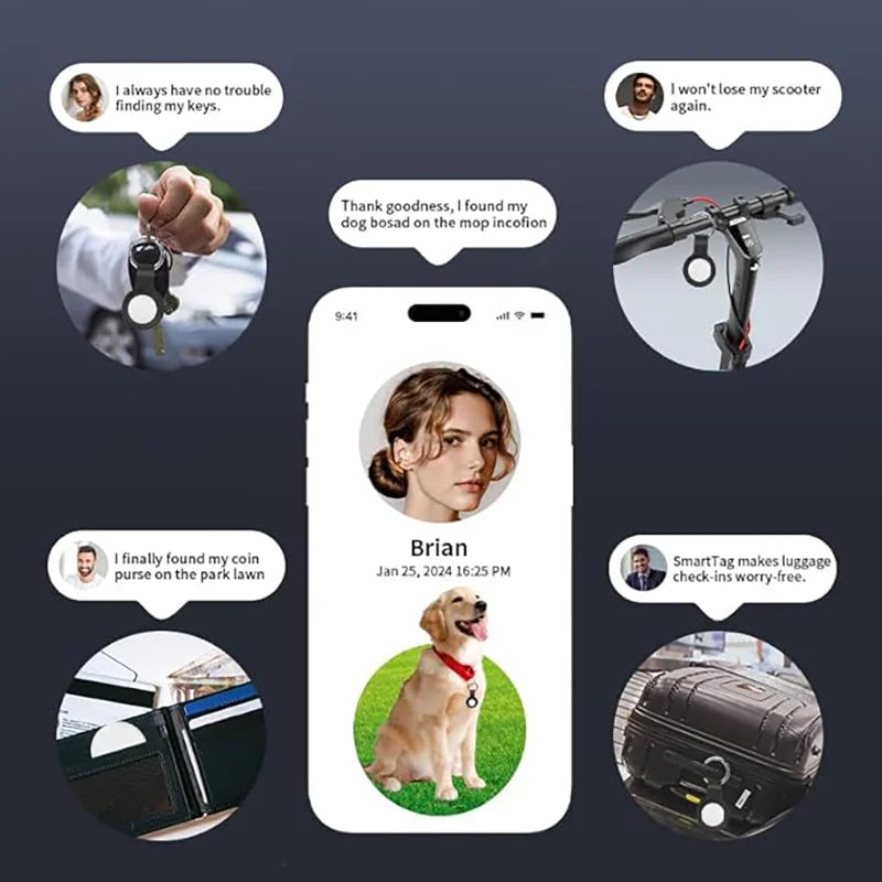 AirTag Tracker – Apple Find My Bluetooth Anti-Lost Device for Luggage & Bags