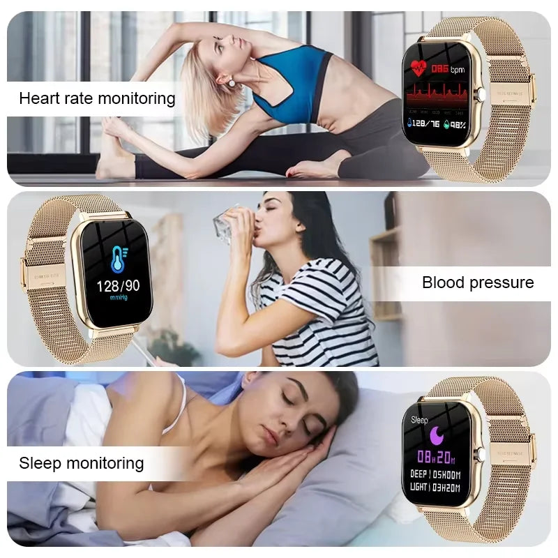 2026 New Fashion Smart Watch 1.83 Inch Full Touchscreen Bluetooth Call Music Player Message Smartwatch For Men Womend