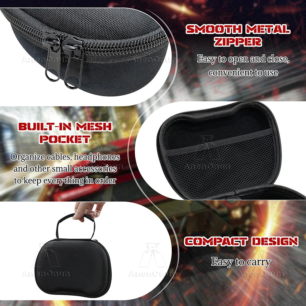 Universal Controller Carrying Case Anti-Fall Anti-Scratch EVA Shell Gamepad Portable Storage Bag for PS5,PS4,PS3,Xbox,Switch Pro