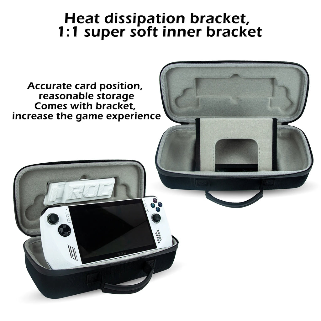 Hard Shlle Portable Carrying Case Bag for Asus ROG Ally X Game Console Accessories Shockproof Waterproof Travel Case Storage Bag