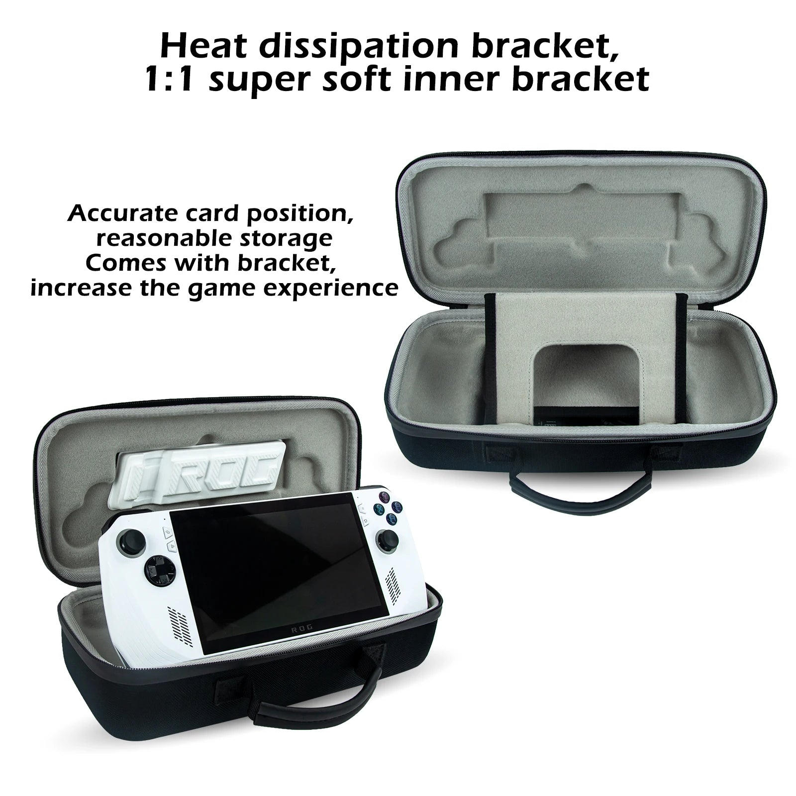Hard Shlle Portable Carrying Case Bag for Asus ROG Ally X Game Console Accessories Shockproof Waterproof Travel Case Storage Bag