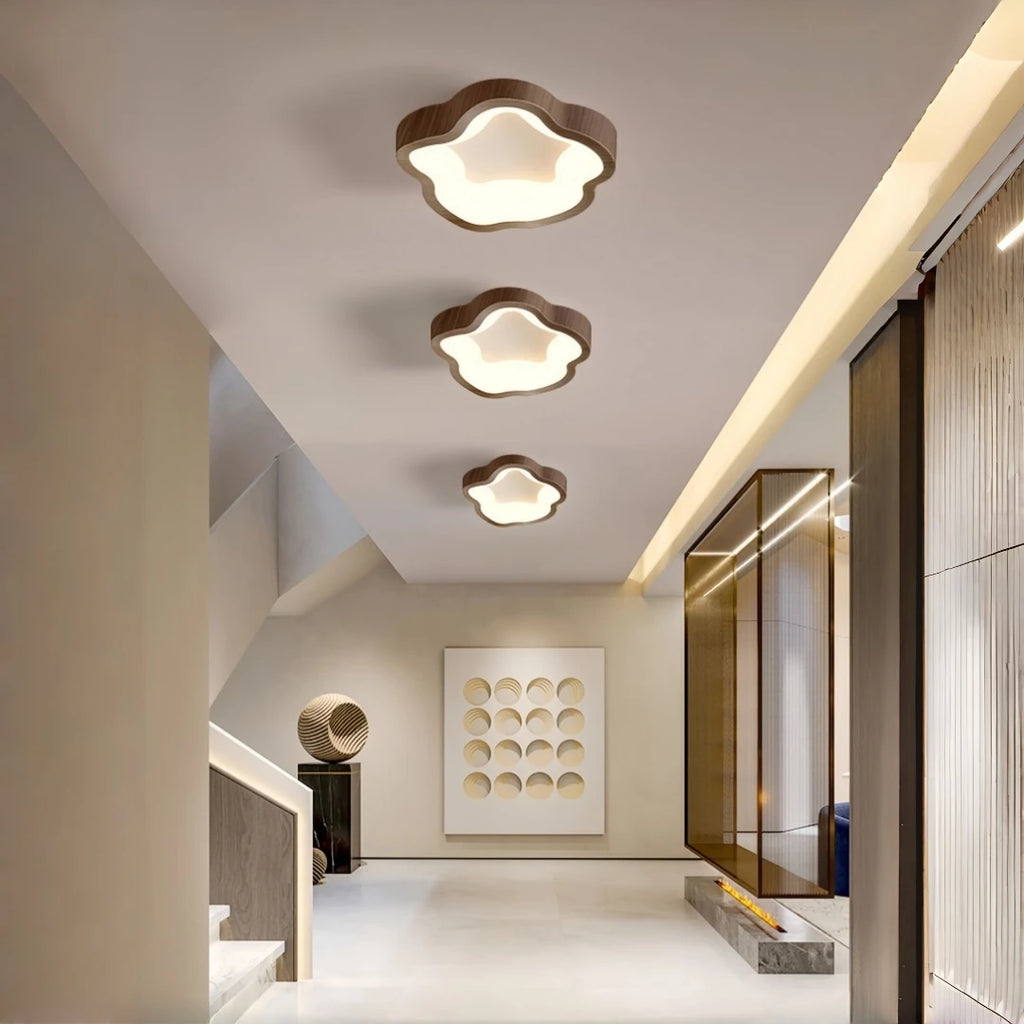 Retro Personalized Aisle Lights Nordic Minimalist LED Ceiling Lights Restaurant Study Room Homestay Villa Artistic Ceiling Lamps
