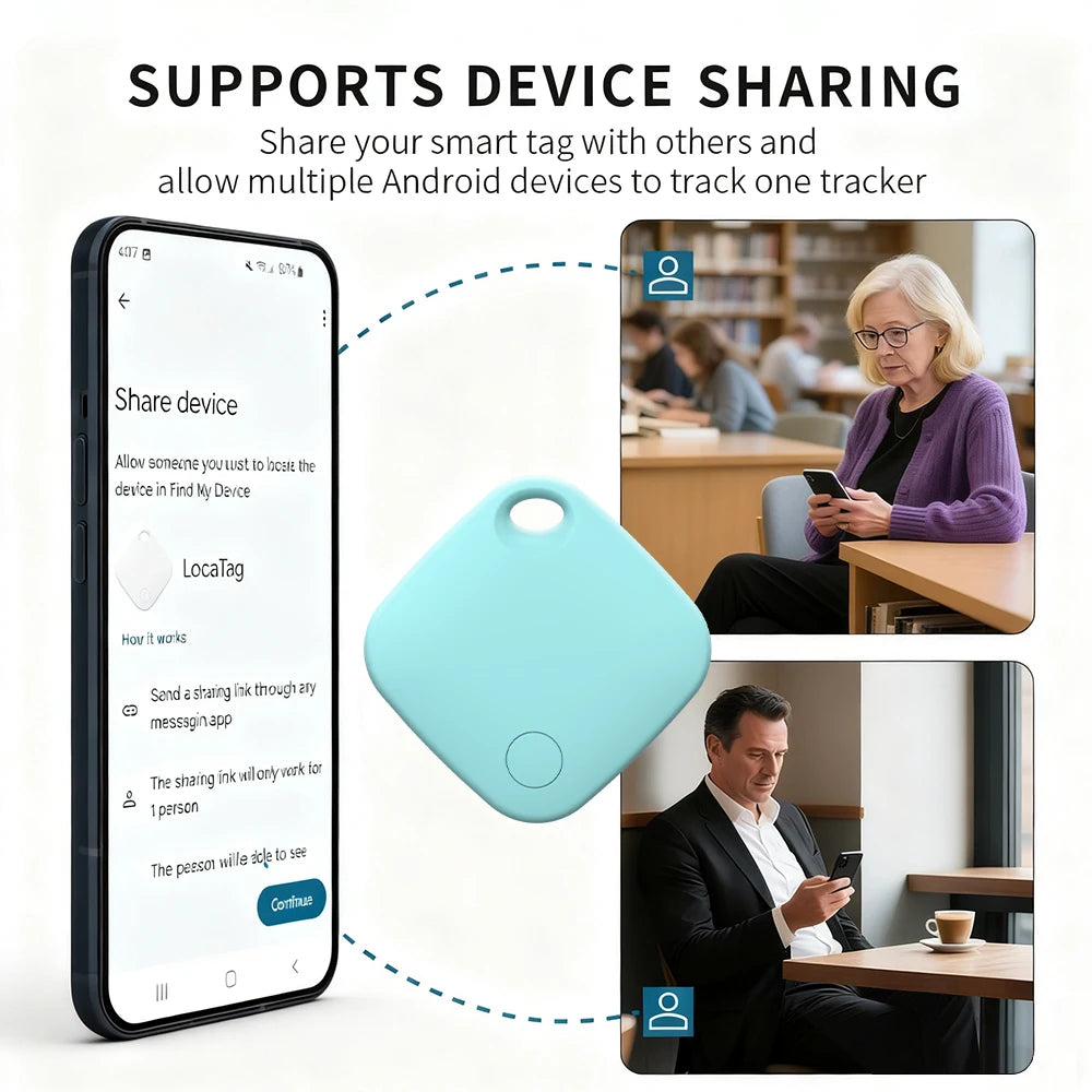 Android Find Hub Smart Tracker – Long Range Tag