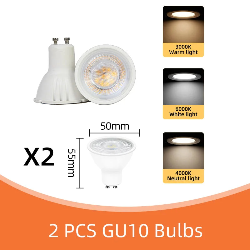 Rotating GU10 Ceiling Spotlight – Modern LED Ceiling Light for Living Room & Kitchen