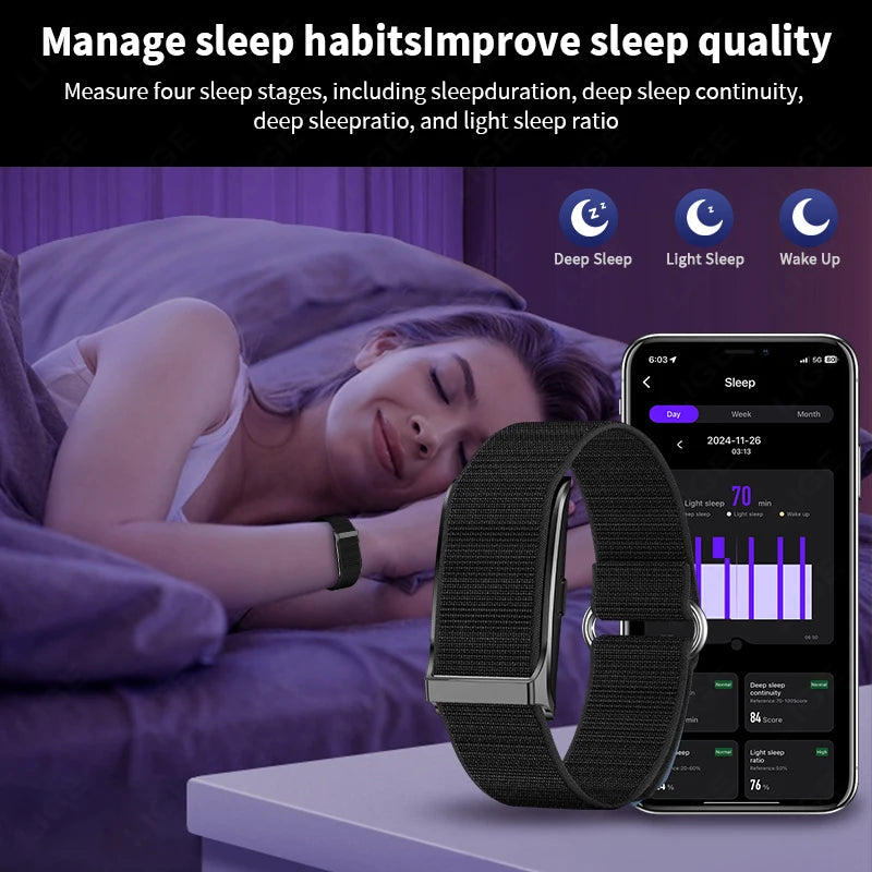 LIGE 2026 Smart Watch Men Women Heart Rate Blood Pressure Monitor Pedometer Waterproof Sports Bracelet Fitness Tracker Smartband