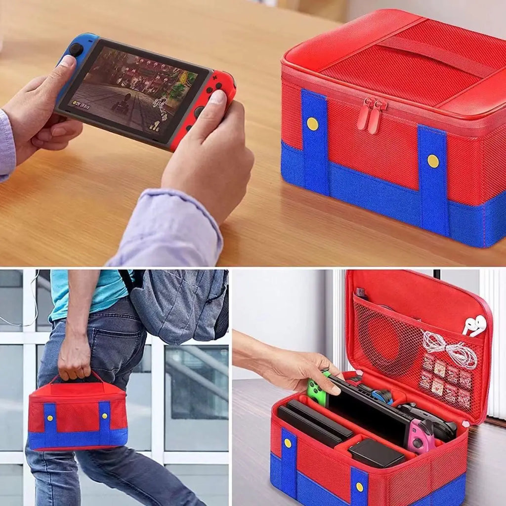 Portable Carrying Case Bag for Nintendo Switch/OLED/Lite Protective Case Storage Box For NS Switch Pro Controller Accessories