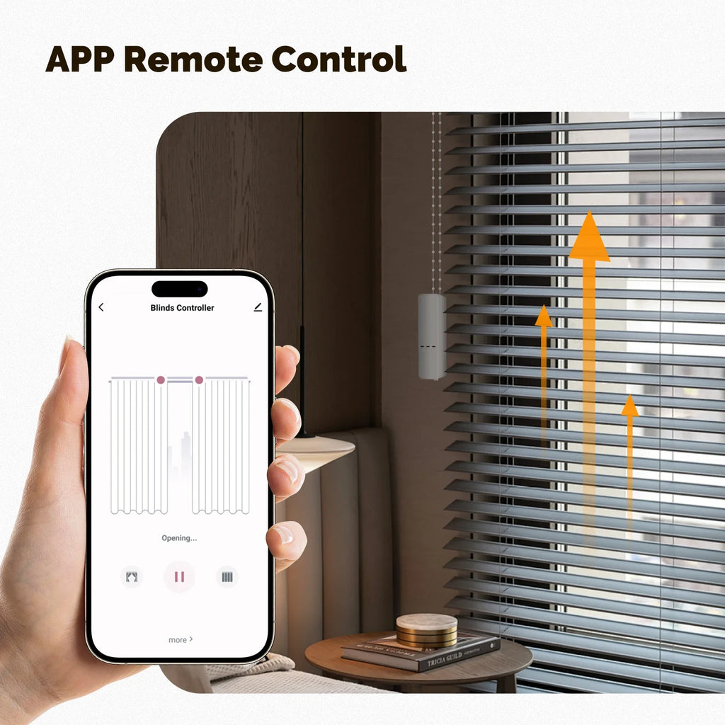 MOES Tuya Zigbee Smart Chain Roller Blinds Shade Shutter Drive Electric Curtain Motor App Control Works with Alexa Google Home