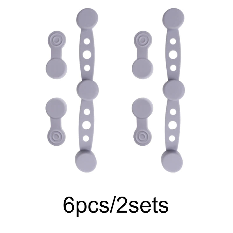 6pcs/2sets Magnetic Silicone Buckles for Air Fryer - Non-Stick Parch Clips, Magnetic Fasteners, Compatible with /Air Fryer Ovens