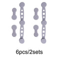 6pcs/2sets Magnetic Silicone Buckles for Air Fryer - Non-Stick Parch Clips, Magnetic Fasteners, Compatible with /Air Fryer Ovens