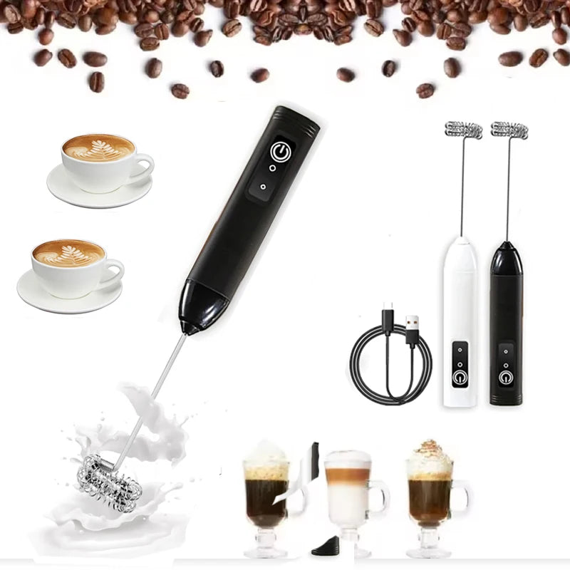 Hot sale Electric Milk Frother Handheld Egg Beater Foamer Coffee Maker Electric Blender Mixer Mini Portable Blender Kitchen Tool