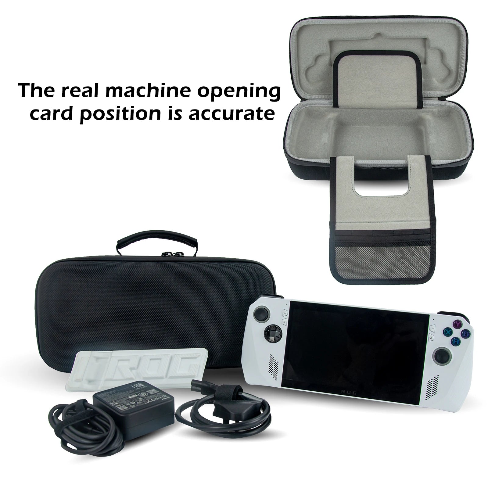 Hard Shlle Portable Carrying Case Bag for Asus ROG Ally X Game Console Accessories Shockproof Waterproof Travel Case Storage Bag