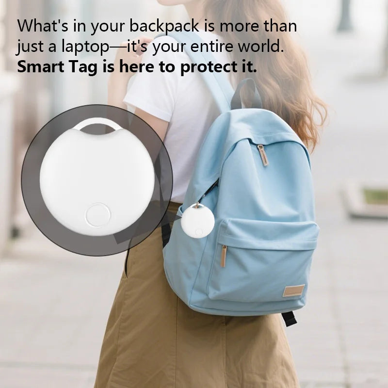 Vivilife Location Tracker Smart Tag for Apple Find My iOS Key Luggage Item Beyond Bluetooth Range Tracking Finder Voice Locate