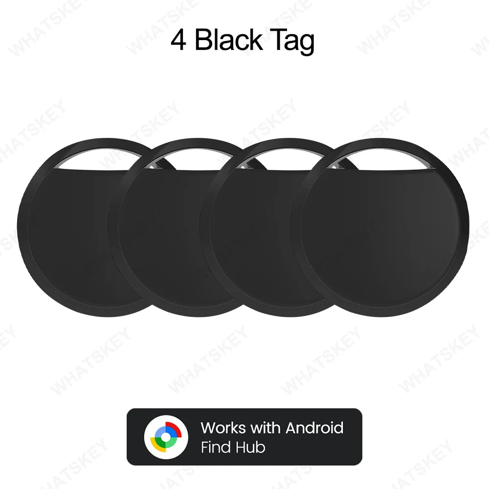 Bluetooth Android GPS Tracker – Smart Anti-Lost Tag for Keys, Bike & Pets (4-Pack)