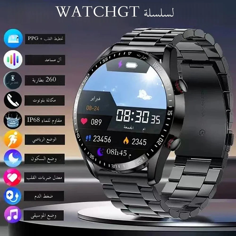 New Luxury HW20 Men Smart Watches Fitness Clock Waterproof Sports Watch AI BT Call Smartwatches for Women IOS Android Phone 2026