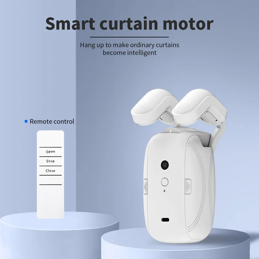 Smart For Home Curtain Opener Electronic Rome Track Curtain Motor Robot Remote Button Control Automatic Curtain Opener