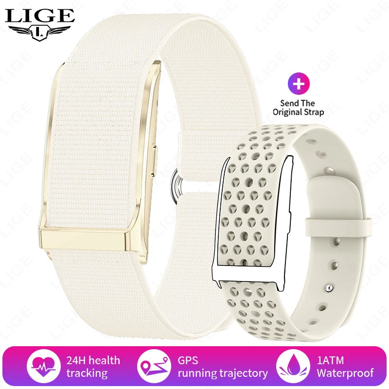 LIGE No Screen Smartwatch: Minimalist Fitness Tracking for a Focused Lifestyle