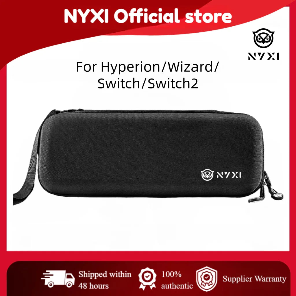NYXI Switch Carrying Case for Wizard Hyperion Athena Video Game Console Storage Bag with Handle And Zipper