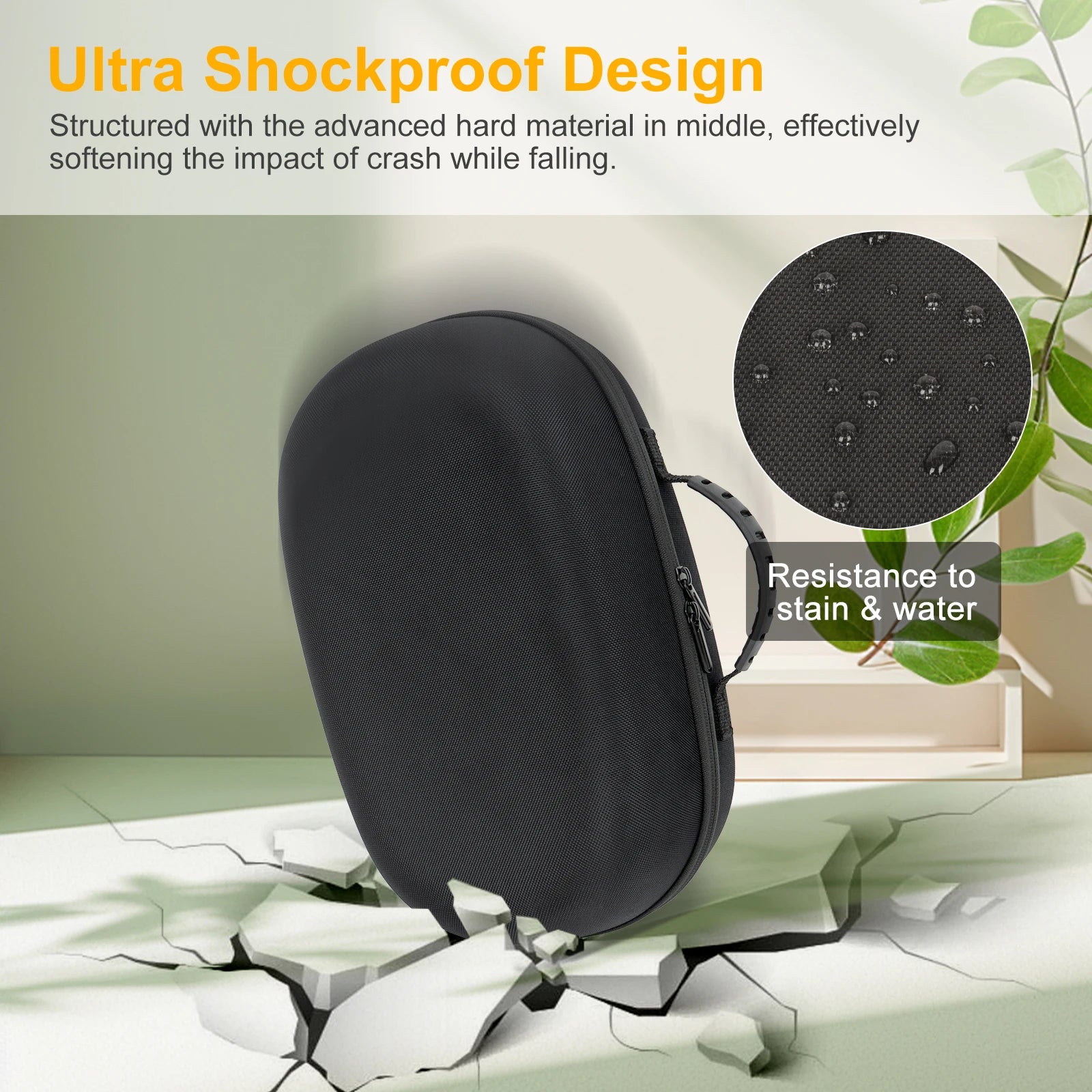 Hard Travel Storage Bag for Meta Quest 3 3S VR Glasses Waterproof Hard Shell Quest3 Funda Accessories Portable Carrying Case