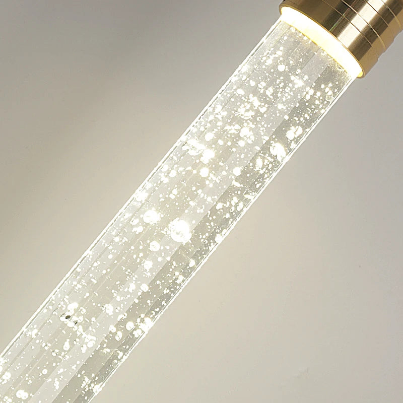Luxury Crystal Pendant Light with Gold Fixtures Crystal Hanging Lamp  for Living Room Bedroom Dining Room Modern Home Decor