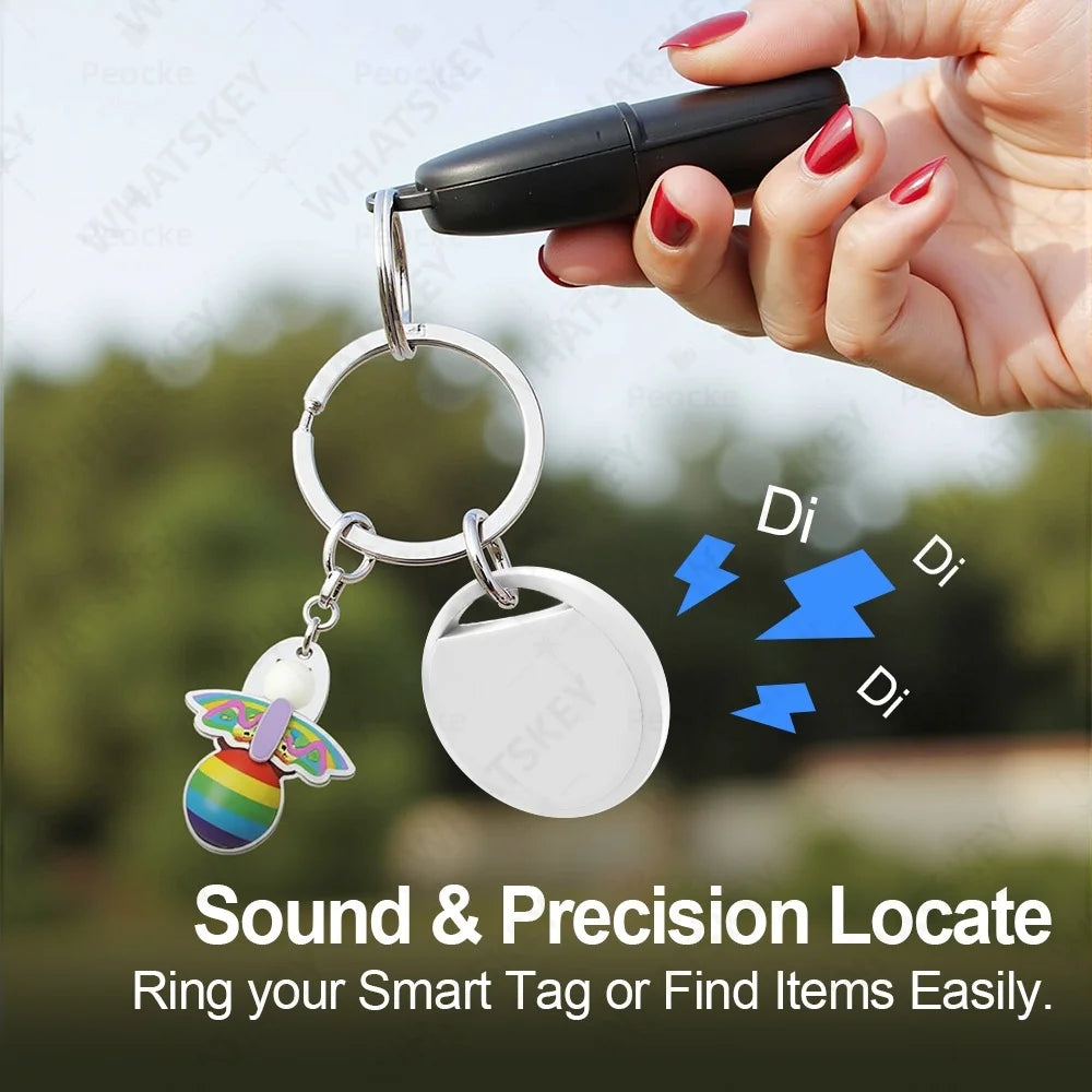 Bluetooth Android GPS Tracker – Smart Anti-Lost Tag for Keys, Bike & Pets (4-Pack)