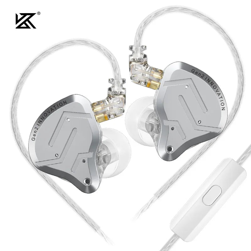 KZ ZSN Pro 2: Dual-Driver Hybrid Metal IEMs.