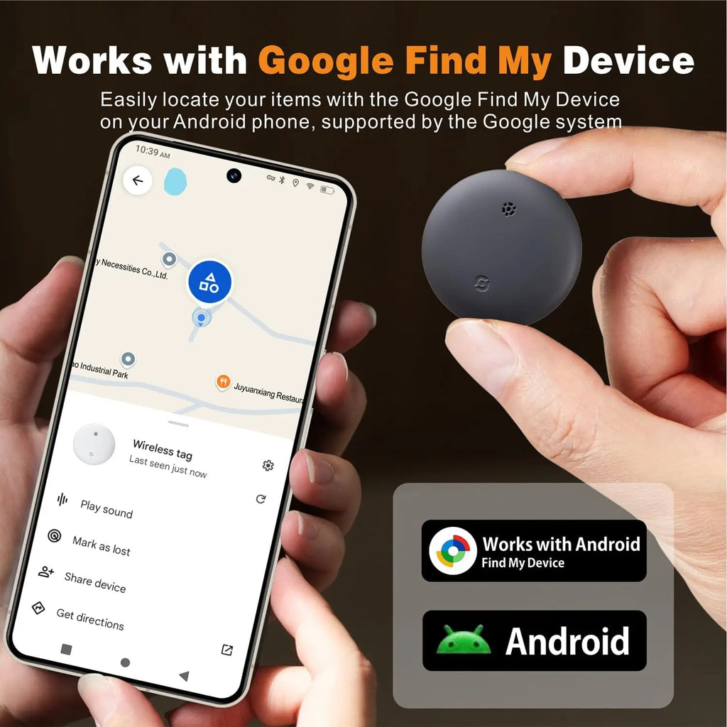 Mini Smart Tracker Suitable Android Finder Locator Used In Conjunction With Airtag Google Find Hub Device Anti Loss Aviation Tag