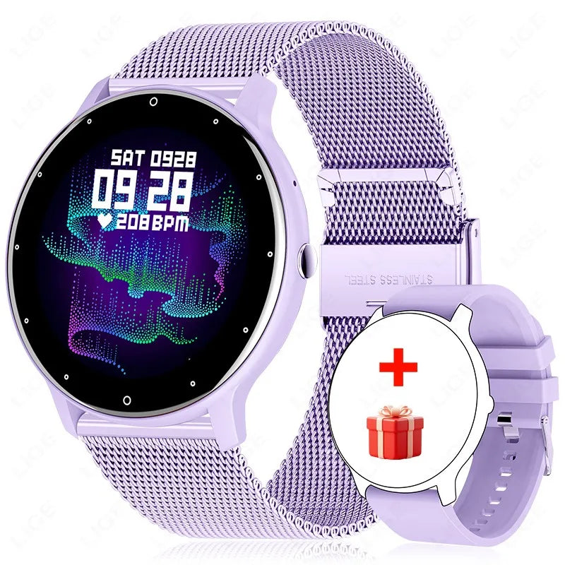 LIGE Smart Watch: Full-Touch Bluetooth Calling Fitness Tracker