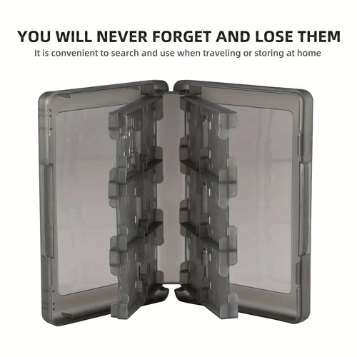 28-in-1 Game Card Case – ABS Cartridge Holder for 3DS/DS/2DS Games