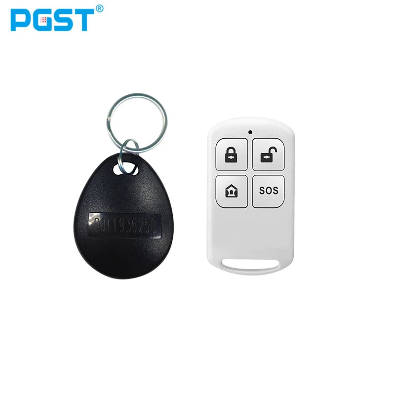 نظام إنذار ذكي PGST - جهاز أمني للكشف عن الحركة والدخان بتردد 433 ميجاهرتز