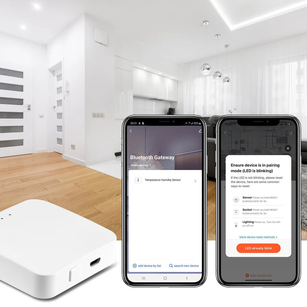 Tuya ZigBee Multi-mode Gateway Hub Smart Home WiFi Bridge Bluetooth Mesh Smart Life Remote Control Works With Alexa Google Alice