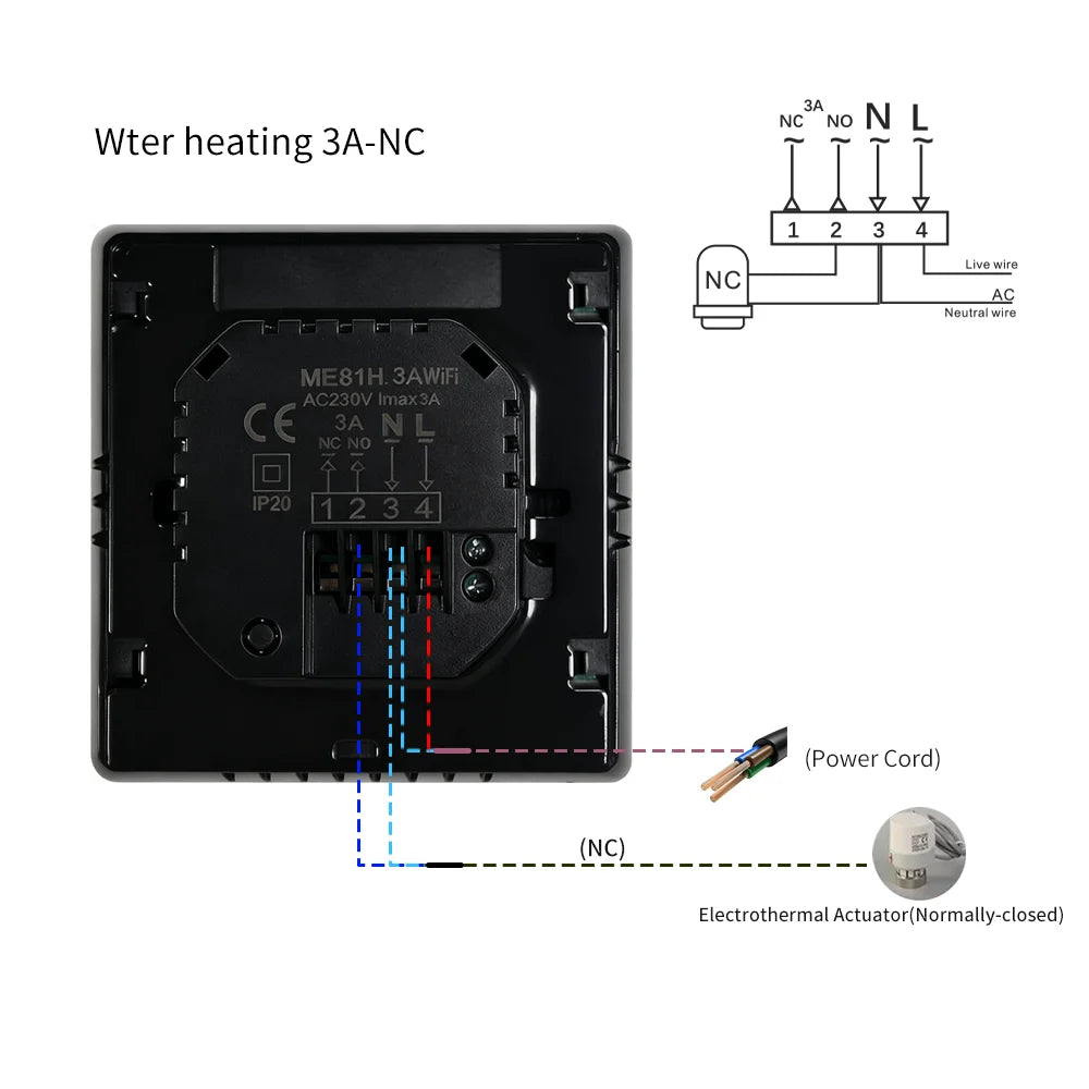 Tuya Smart Floor Heating Thermostat – WiFi Digital Temperature Controller for 220V Warm Floor (Alexa Compatible)