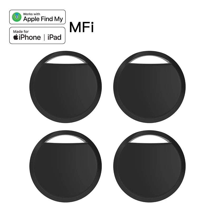 4pcs Apple Find My Tracker – Mini Bluetooth GPS Anti-Lost Tag for Keys & Pets