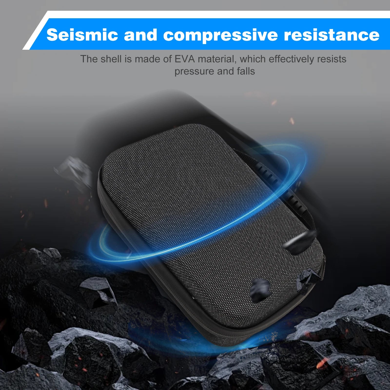 Hard Carrying Storage Bag for Apple 2024 Mac Mini M4 Cover Shell Travel Portable Soft Inner Waterproof zipper Shockproof Box