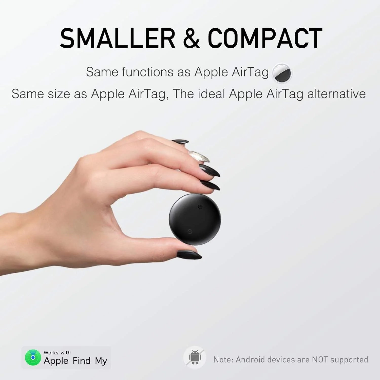 متتبع بلوتوث ذكي AirTag لأجهزة Apple Find My (لنظام iOS فقط)