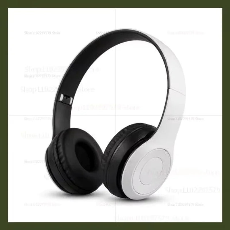 P47 Foldable Bluetooth Headphones: Wireless headset with powerful bass