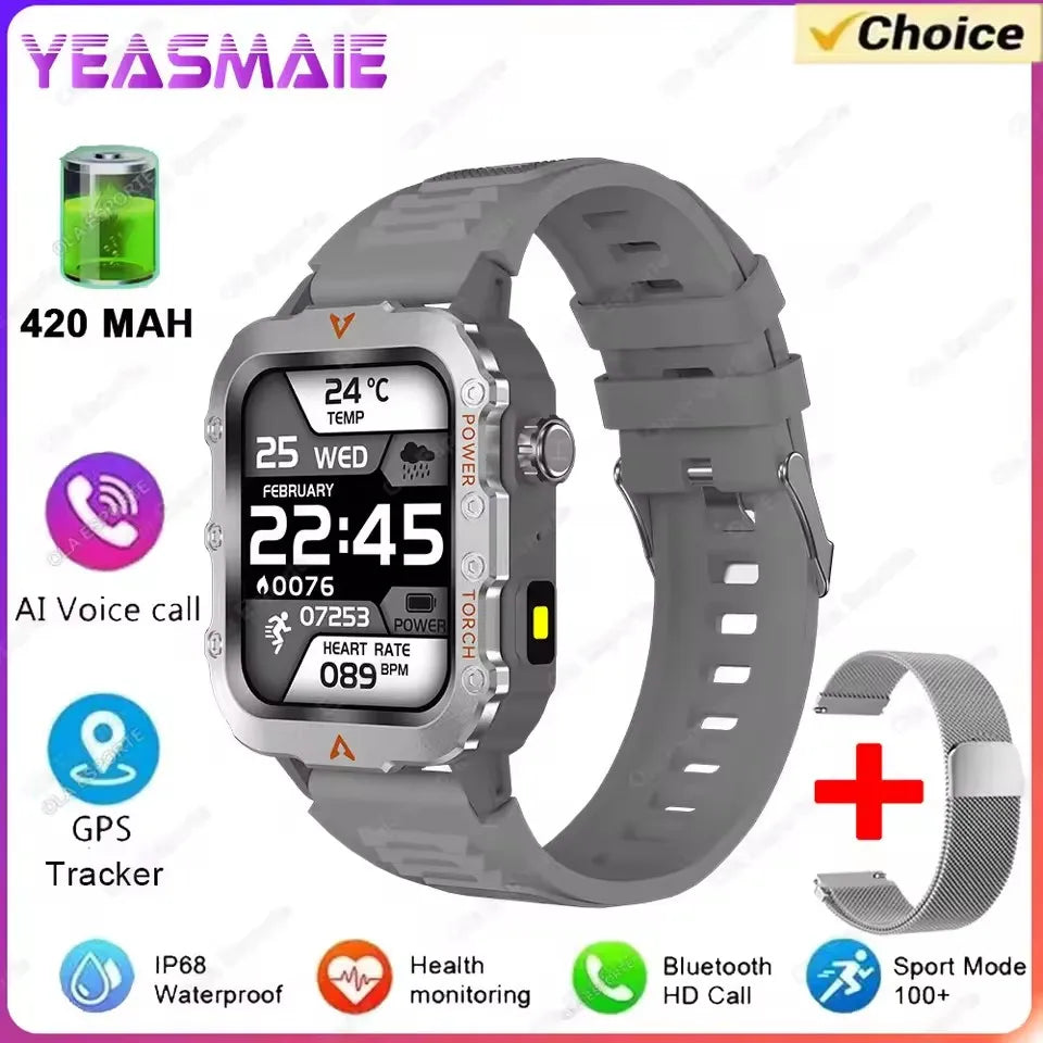 2026 Rugged Military Smartwatch: Ultimate Durability for Extreme Outdoor Adventures.