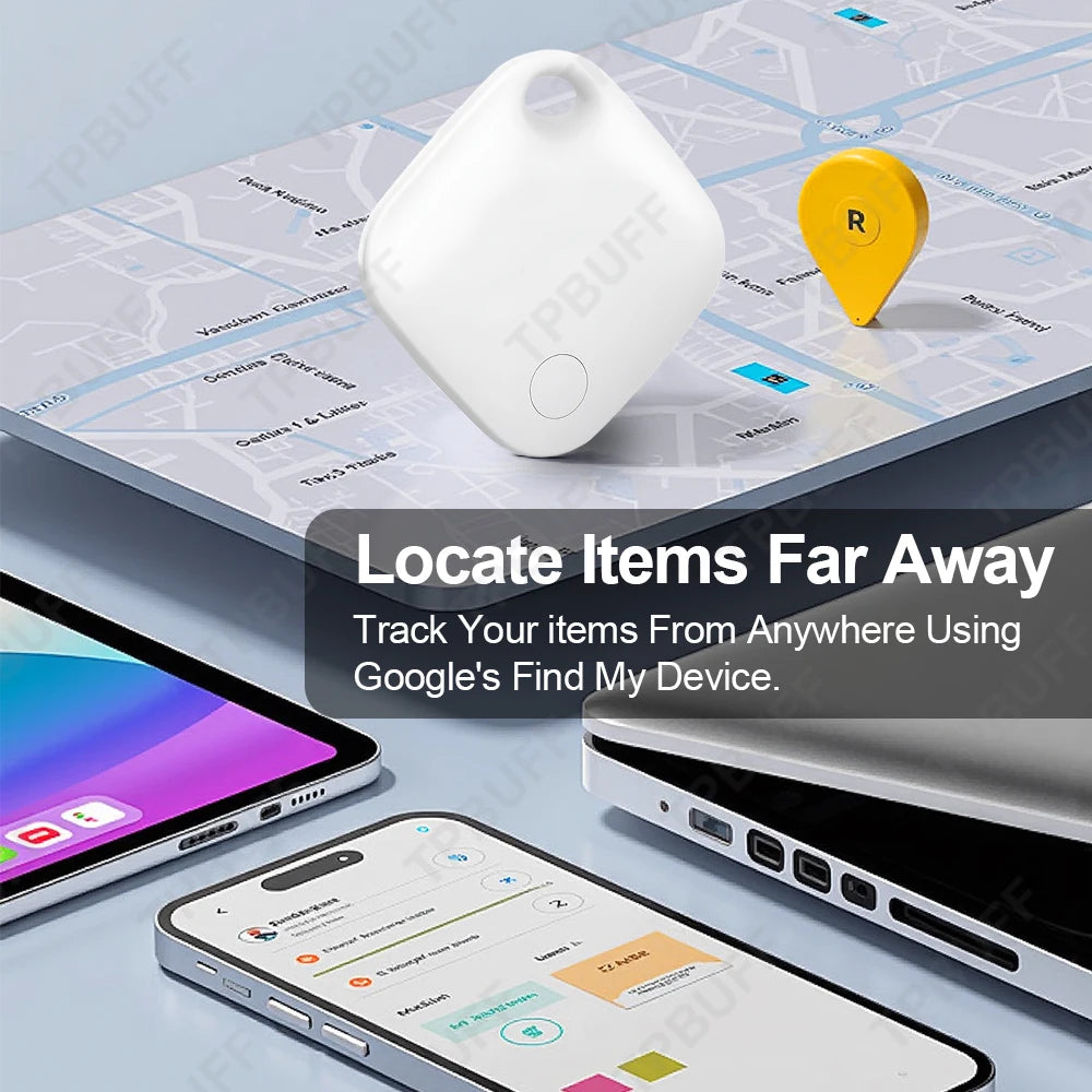 Google Official Brand 1/ 4PCS GPS Tracker Android Positioning Device Fashion Vehicle locator Pet Tracker via Google's Find Hub